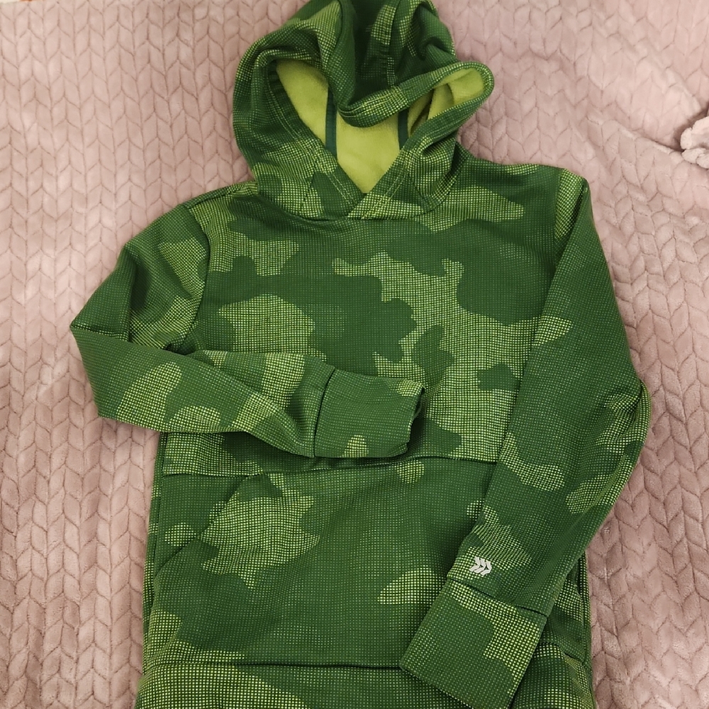 All in Motion Green Camo Kids Hoodie